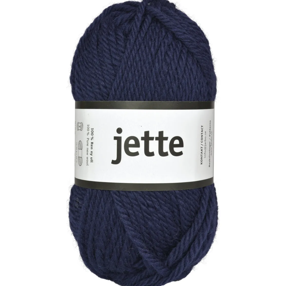 Garn Järbo Jette 50 g mørkeblå – 26308 Victory blue