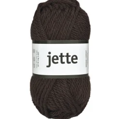 Garn Järbo Jette 50 g mørkebrun – 26313 Coffee kick
