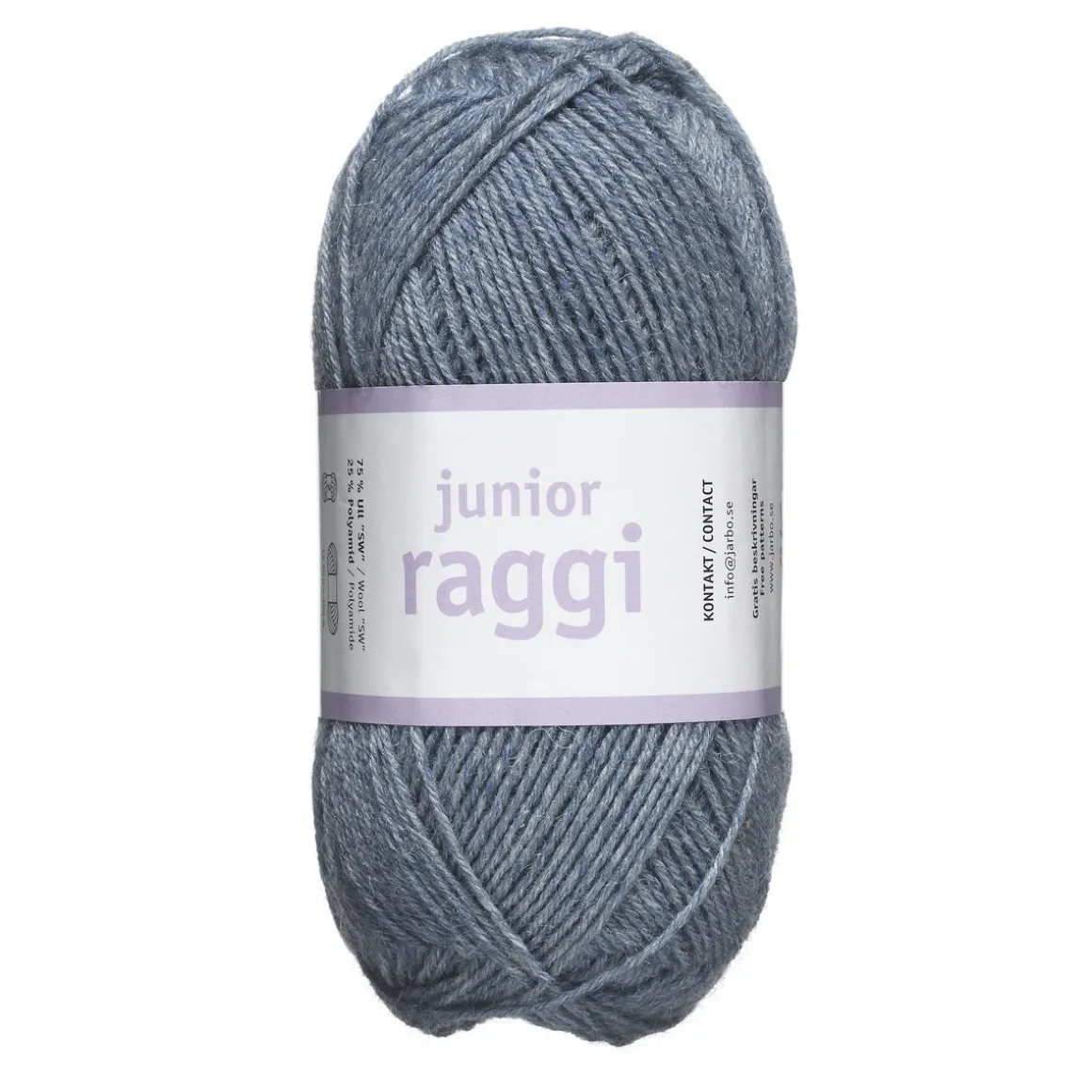 Garn Järbo Junior Raggi 50 g jeansblå – 68422 Denim blue