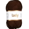 Garn Järbo Lady 50 g brun – 44209 Brown