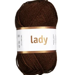 Garn Järbo Lady 50 g brun – 44209 Brown