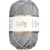 Garn Järbo Lady 50 g grå – 44203 Grey