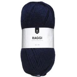 Garn Järbo Raggi 100 g mørkeblå – Navy blue 1557
