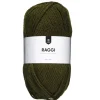 Garn Järbo Raggi 100 g olivengrønn – Olive green 15124
