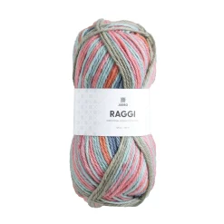 Garn Järbo Raggi 100 g pastell – Pastell 15269