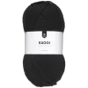 Garn Järbo Raggi 100 g svart – Charcoal black 1558