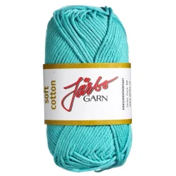 Garn Järbo Soft Cotton 50 g aqua – 8870 Lagoon