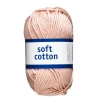 Garn Järbo Soft Cotton 50 g gammelrosa – 8861 Vintage rosé
