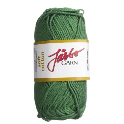 Garn Järbo Soft Cotton 50 g grønn – 8860 Forest green