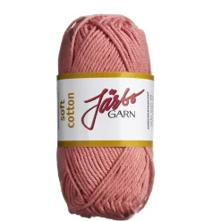Garn Järbo Soft Cotton 50 g korall – 8871 Coral