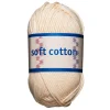Garn Järbo Soft Cotton 50 g lys aprikos – 8869 Paled apricot