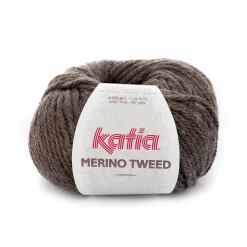 Garn Katia Merino Tweed 50 g brun – 303 Brown