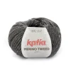 Garn Katia Merino Tweed 50 g mørkegrå – 308 Dark grey