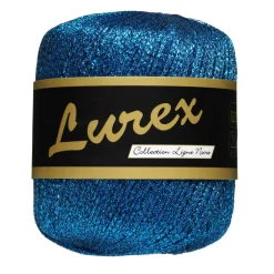 Garn Lammy Lurex 25 g turkis