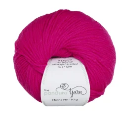 Garn Merino Mix 50 g cerise
