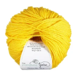 Garn Merino Mix 50 g solgul