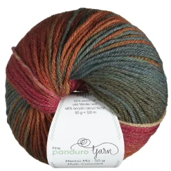 Garn Merino Mix Multi-Coloured 50g pastell
