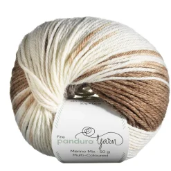 Garn Merino Mix Multi-Coloured 50 g beige