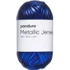 Garn Metallic Jersey 100 g blå