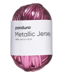 Garn Metallic Jersey 100 g rosa