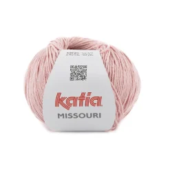 Garn Missouri 50 g blekrosa