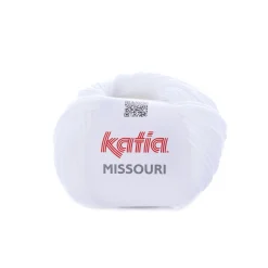 Garn Missouri 50 g hvit