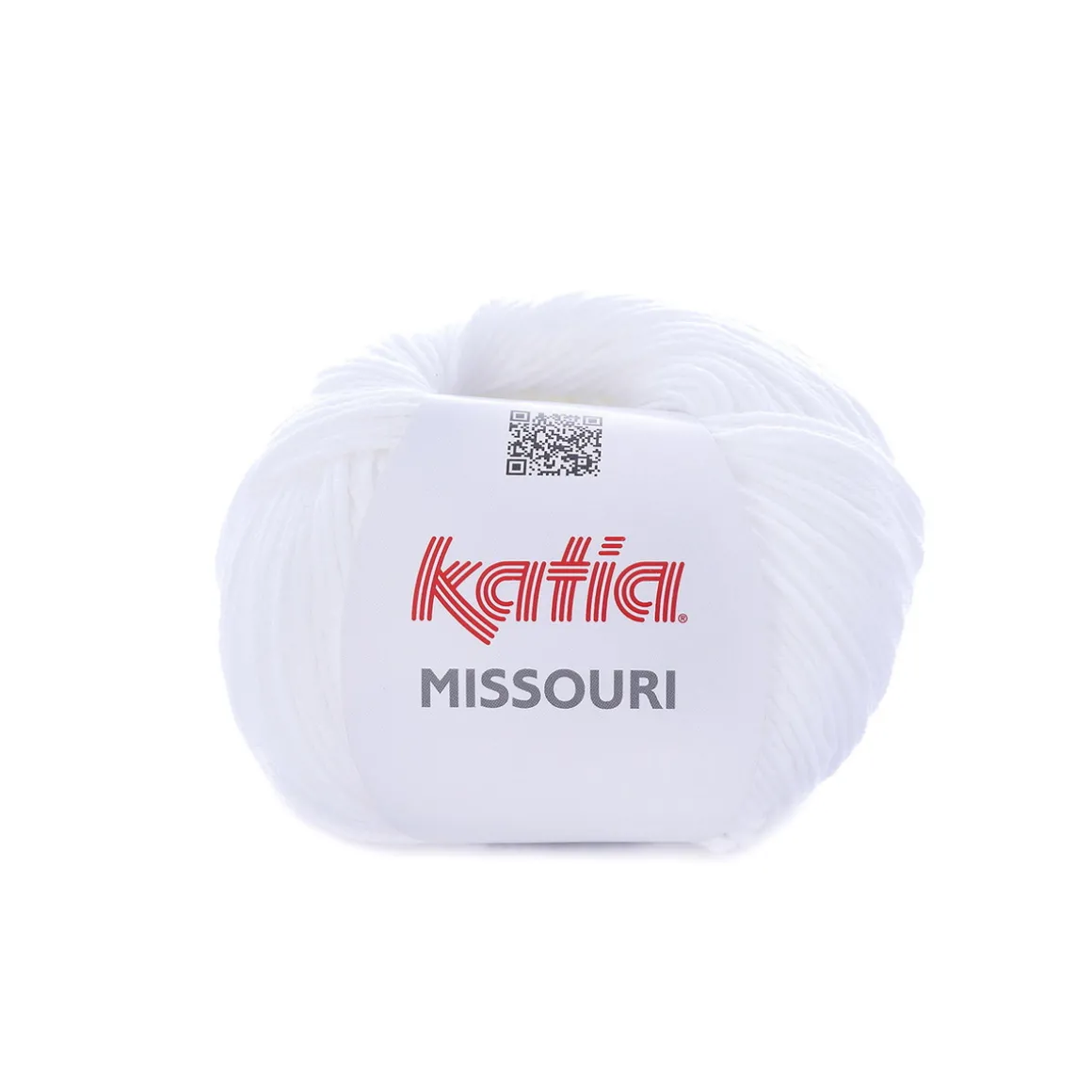 Garn Missouri 50 g hvit
