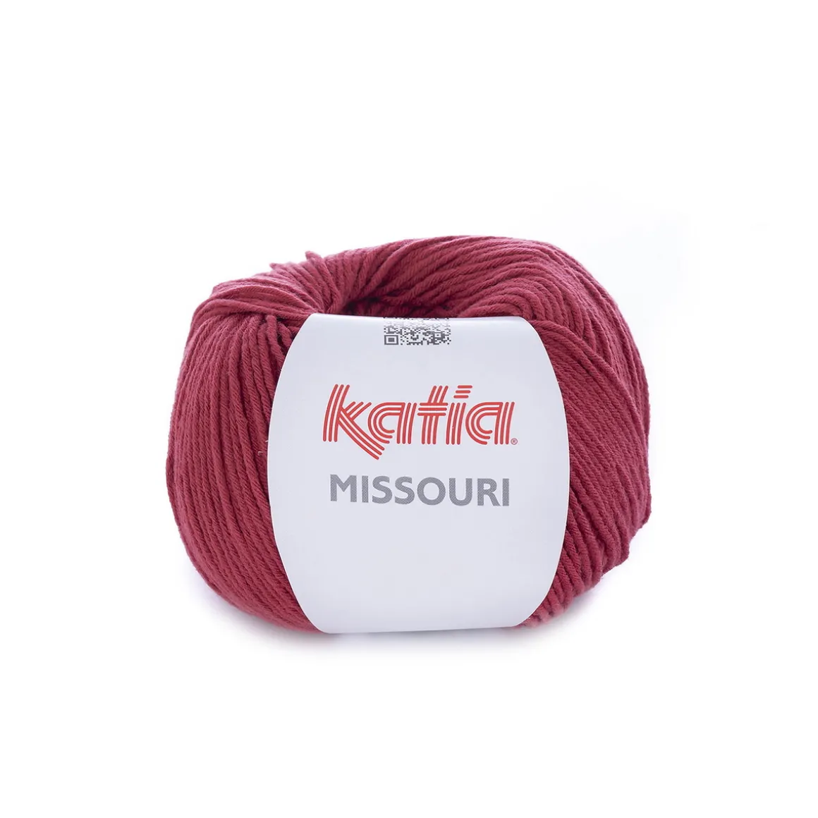 Garn Missouri 50 g mørkerød
