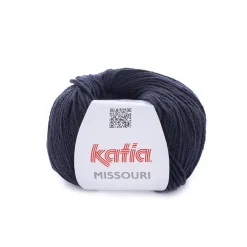 Garn Missouri 50 g svart