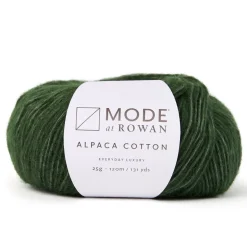 Garn Mode at Rowan Alpaca Cotton 25 g – Foliage green 018
