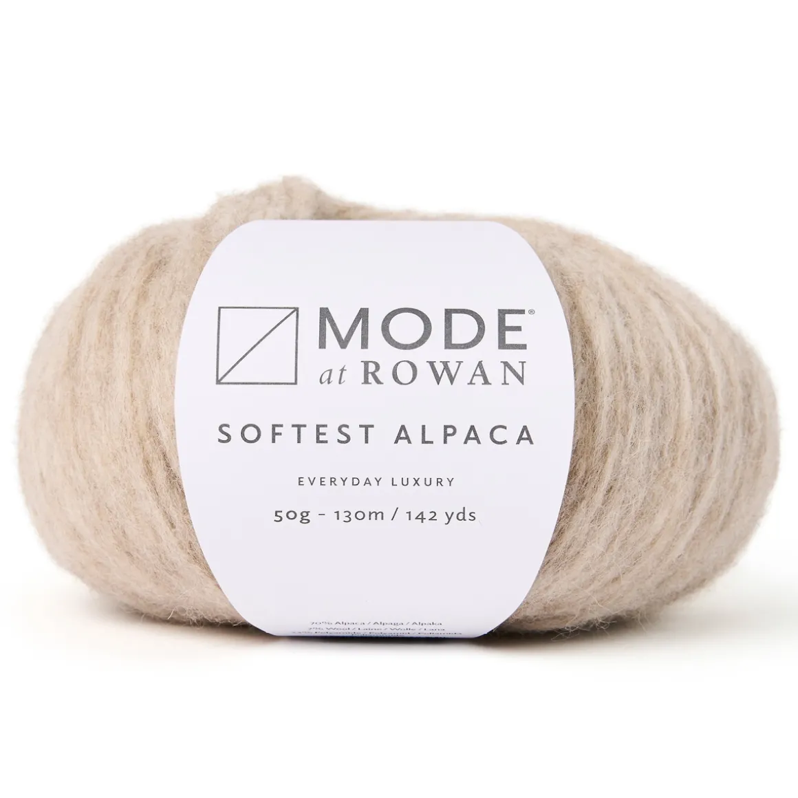 Garn Mode at Rowan Softest Alpaca 50 g – Linen 015