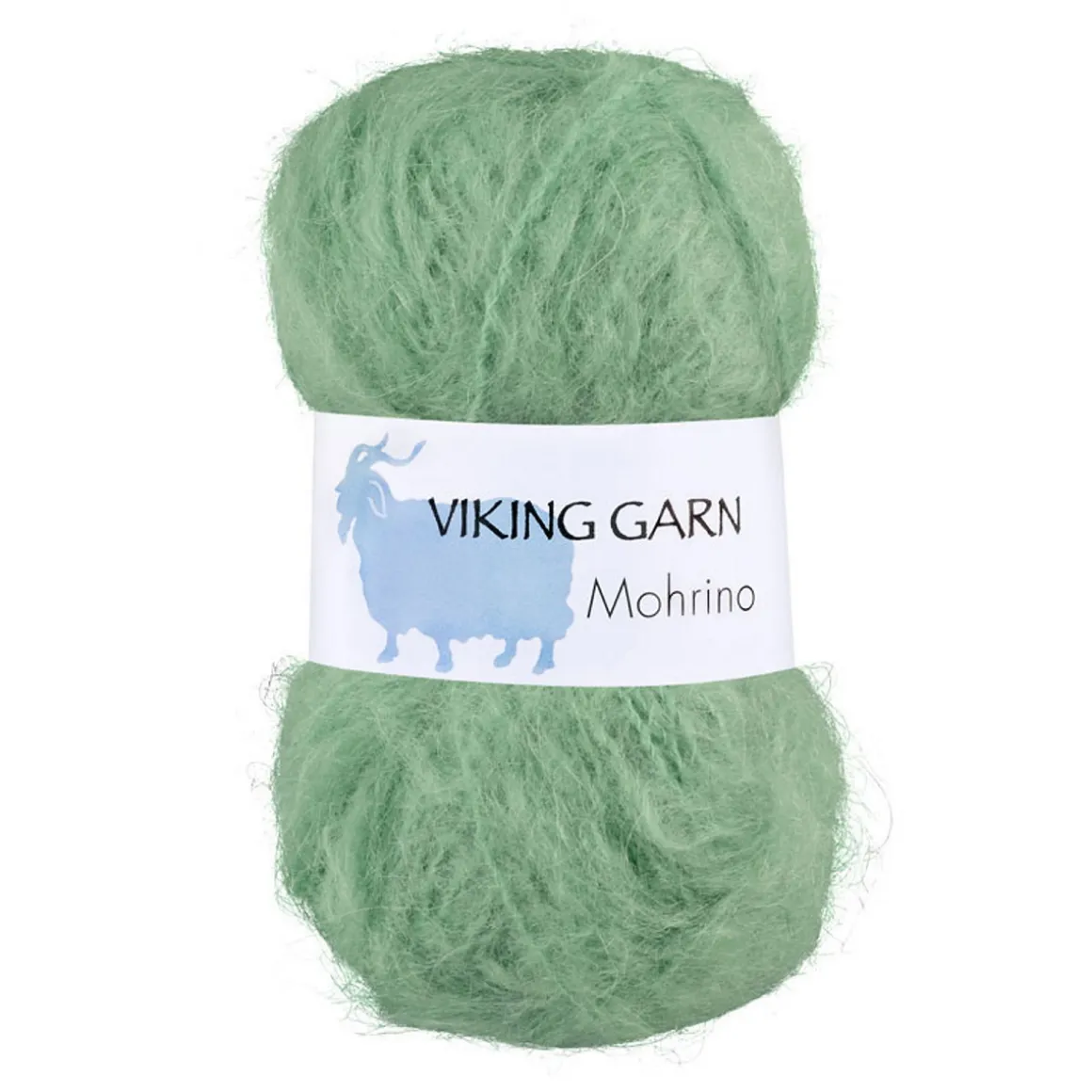 Garn Mohrino 50 g blekgrønn 532
