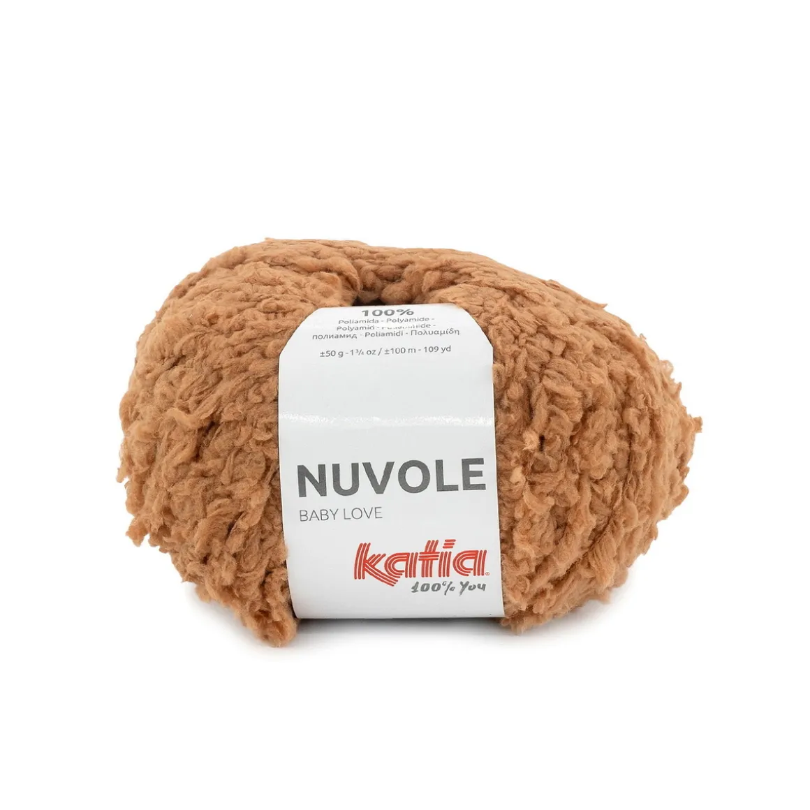 Garn Novule 50 g kamelbrun