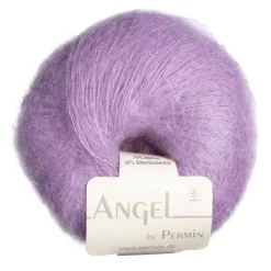 Garn Permin Angel 25 g lyselilla 884107