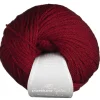 Garn Pure Merino 50g mørk rød