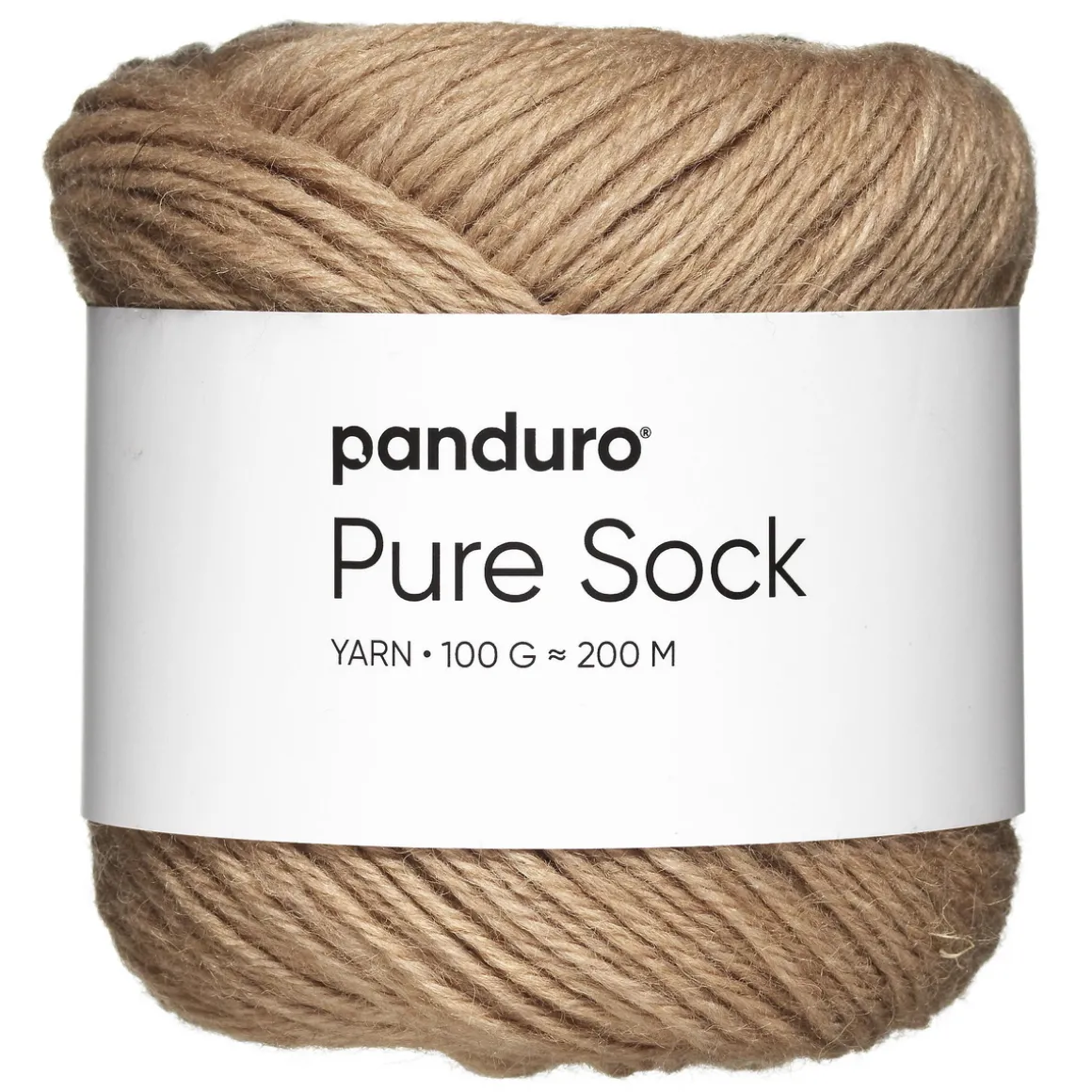 Garn Pure Sock 100 g beige