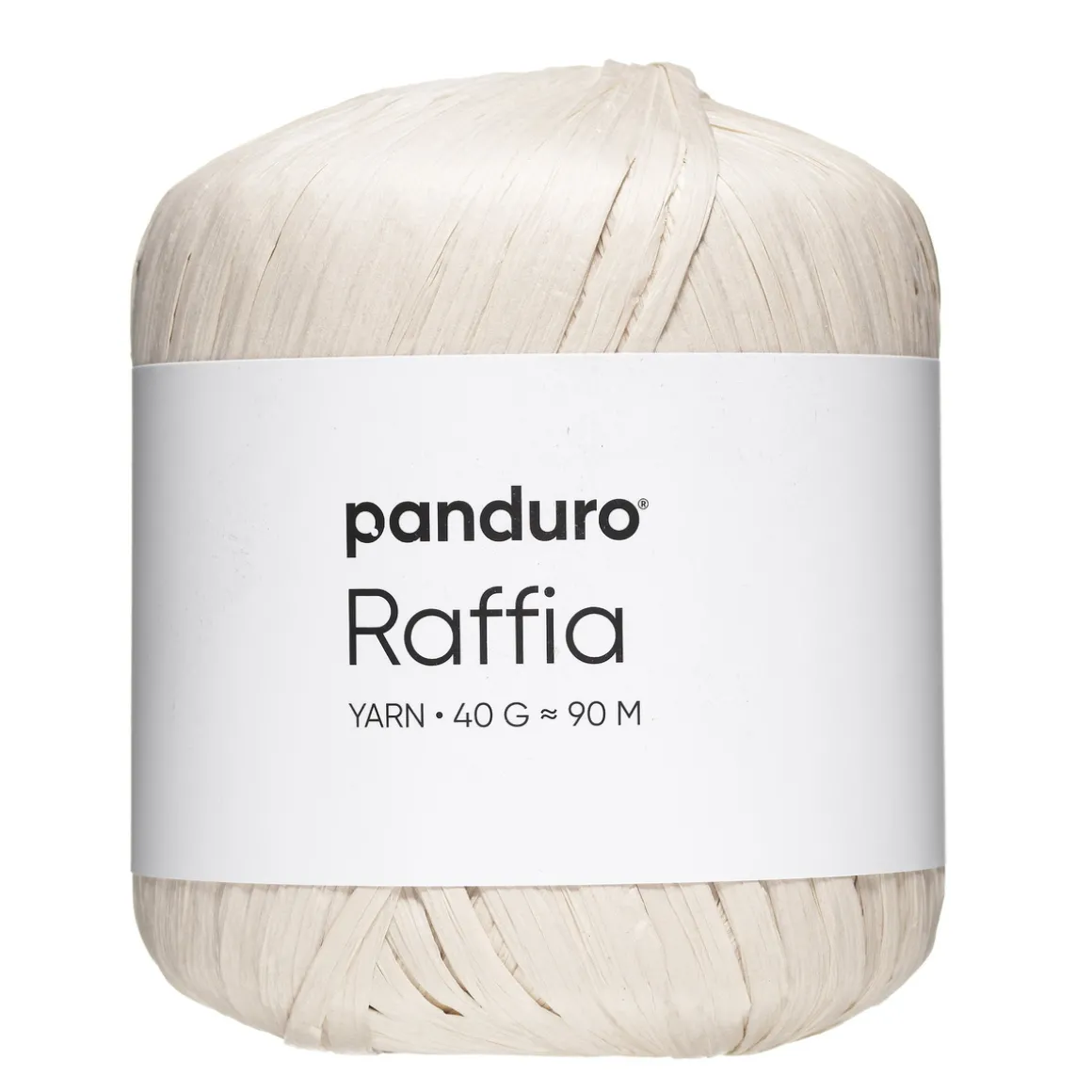 Garn Raffia 40 g creme