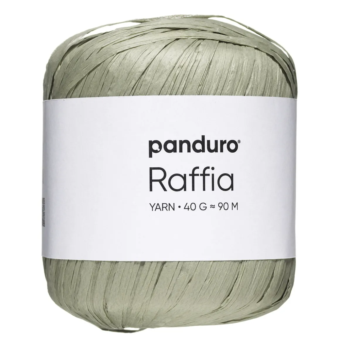 Garn Raffia 40 g lysegrønn