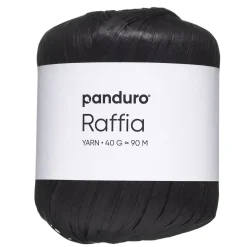 Garn Raffia 40 g svart
