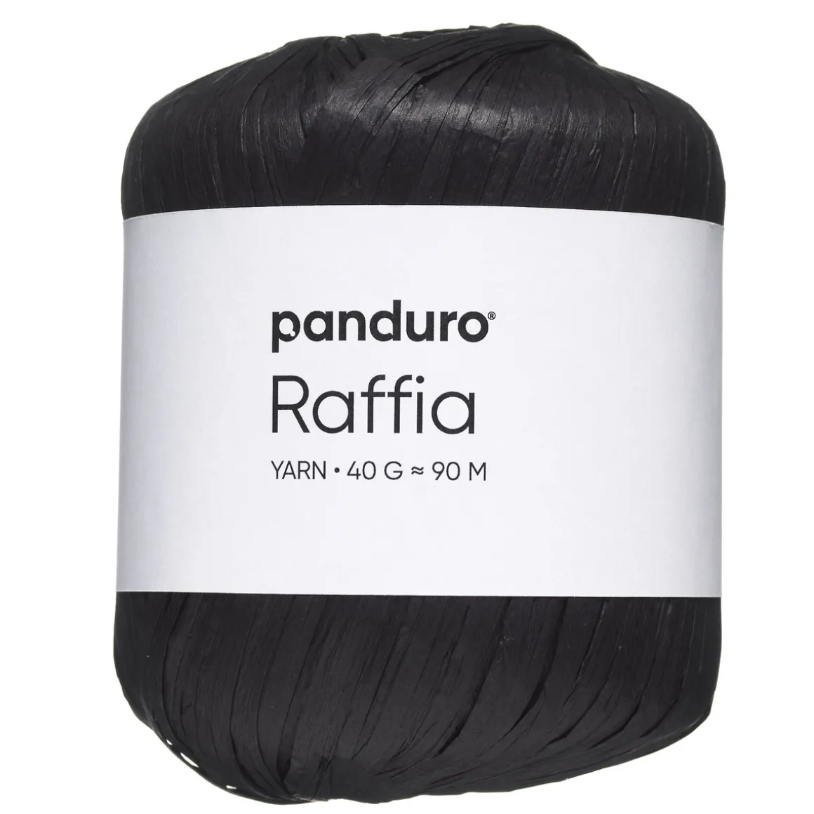 Garn Raffia 40 g svart