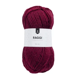 Garn Raggi 100 g vinrød