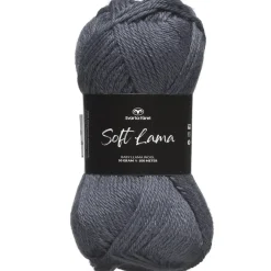 Garn Soft Lama 50 g dueblå – Nightshadow blue 69