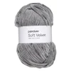 Garn Soft Velvet 100 g grå
