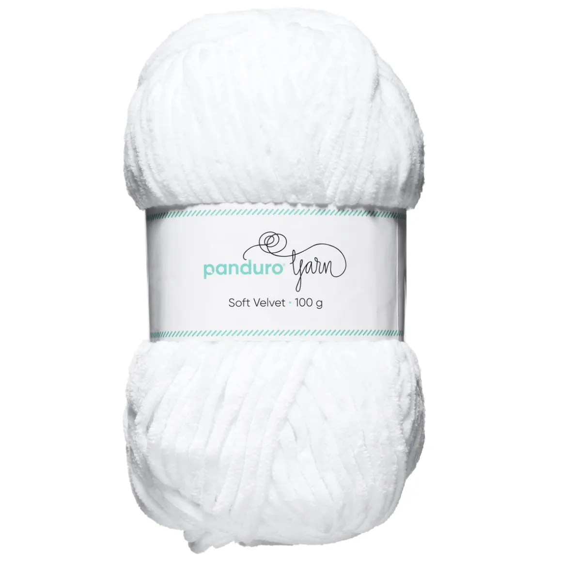 Garn Soft Velvet 100 g hvit