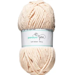 Garn Soft Velvet 100 g lys aprikos