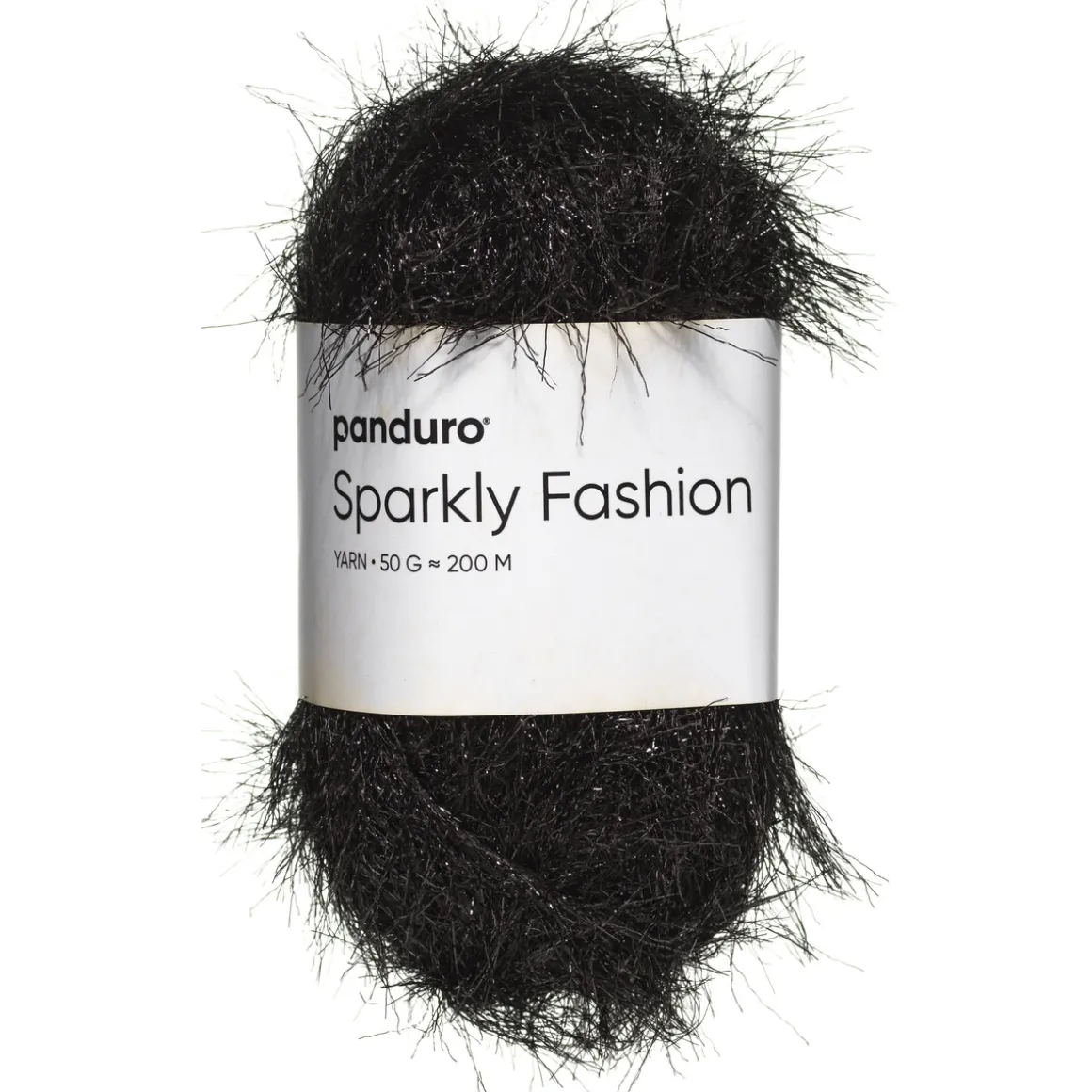 Garn Sparkly Fashion 50 g svart