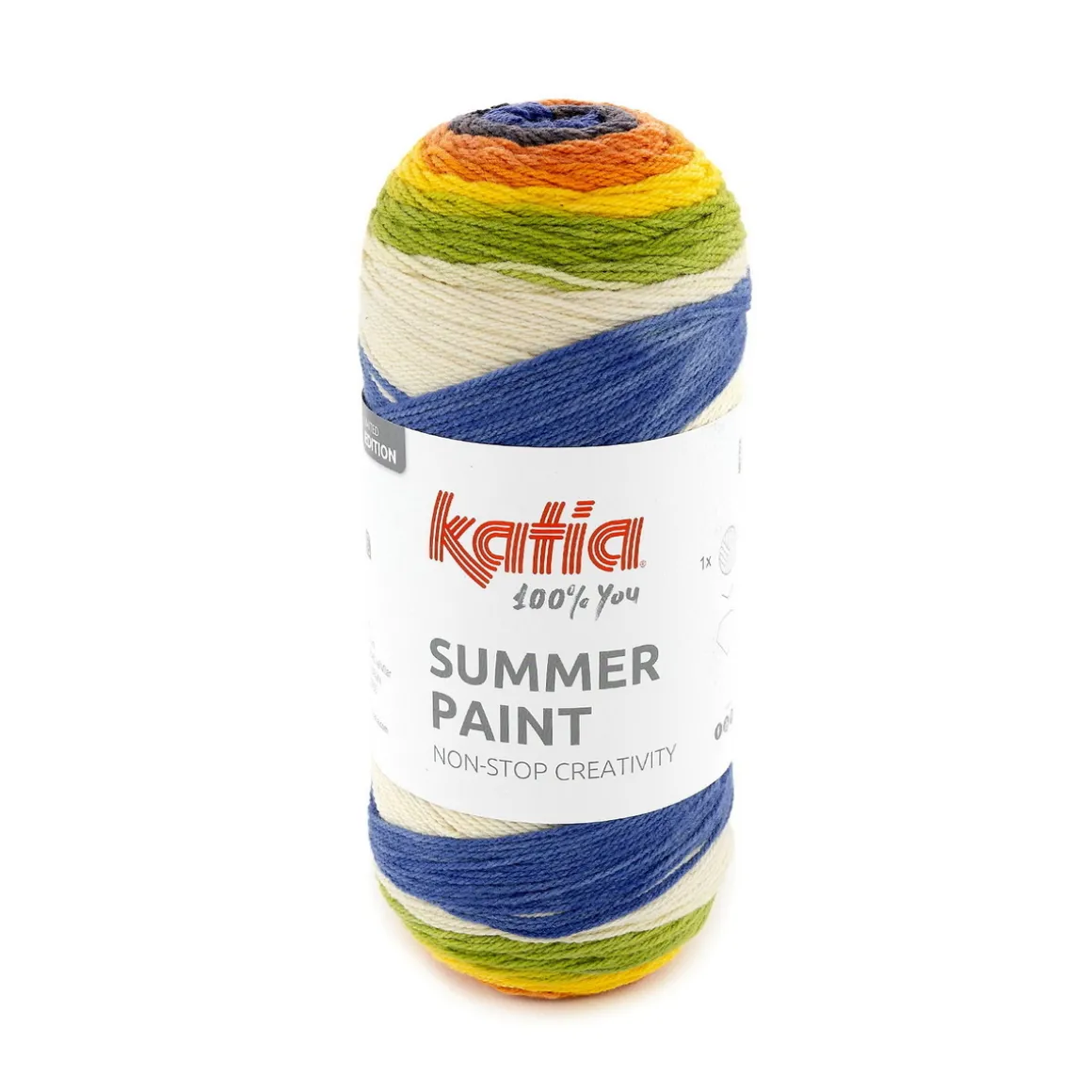Garn Summer Paint 150 g brente toner (504 på bildet)