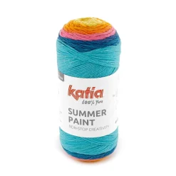 Garn Summer Paint 150 g fargerik (503 på bildet)