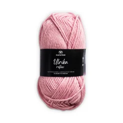 Garn Svarta Fåret Ulrika Reflex 50 g rosa – 048 Powder pink