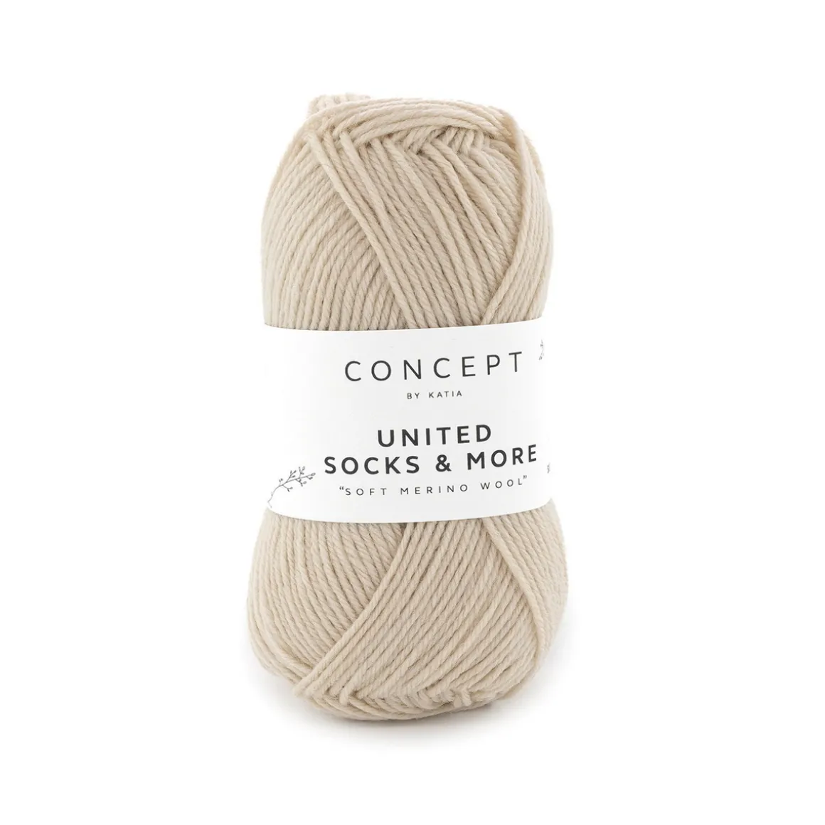 Garn United Socks 25 g beige